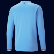 Manchester City Home Long sleeve  Jersey 22/23 (Customizable)